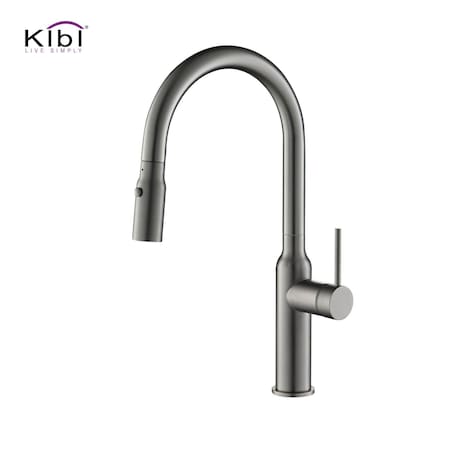 Kibi Hilo Single Handle Pull Down Kitchen Sink Faucet KKF2008TT
